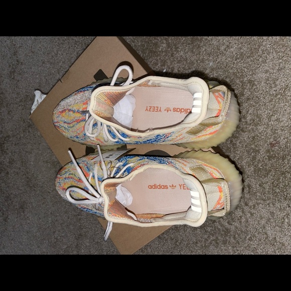 Adidas Yeezy 350 V2 Mix Oat sz 9.5 - Picture 5 of 7